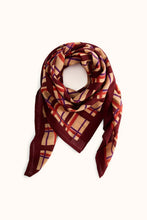 Charger l'image dans la galerie, Big foulard Dupatta - Tartan fossil
