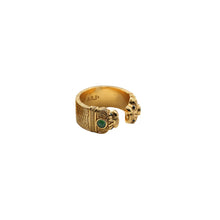 Charger l&#39;image dans la galerie, Bague Aya New : agate verte ou nacre
