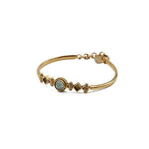 Bracelet Ondine : Tourmaline bleue