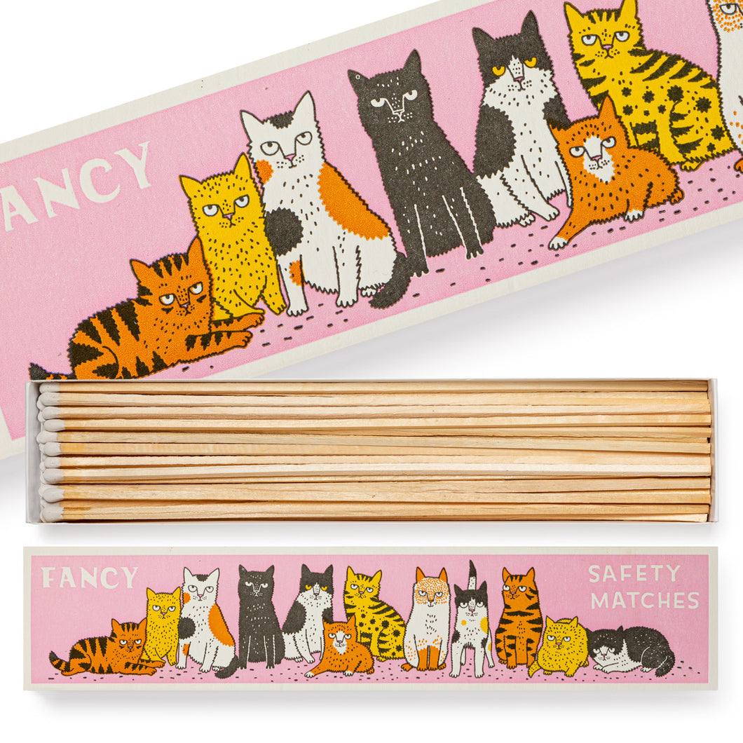 Boîte d'allumettes : Fancy Cat Safety Matches