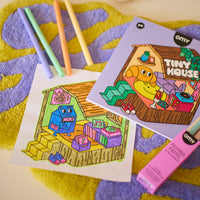 Charger l'image dans la galerie, Tiny house - livre à colorier
