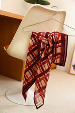 Charger l'image dans la galerie, Big foulard Dupatta - Tartan fossil
