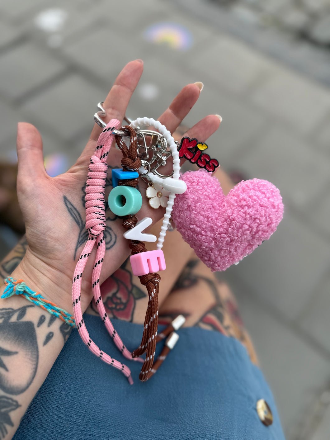 Porte-clés Love/coeur