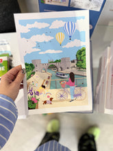 Charger l'image dans la galerie, Peinture à la gouache - Balade printanière au bord de l'Escaut
