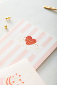 Notebook A5 - Pink Stripes