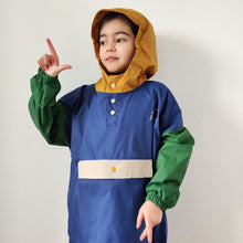 Charger l&#39;image dans la galerie, Poncho long Ash blue- Enfant
