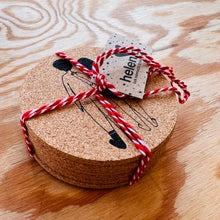 Charger l'image dans la galerie, coaster cork naked couple back (set of 6)
