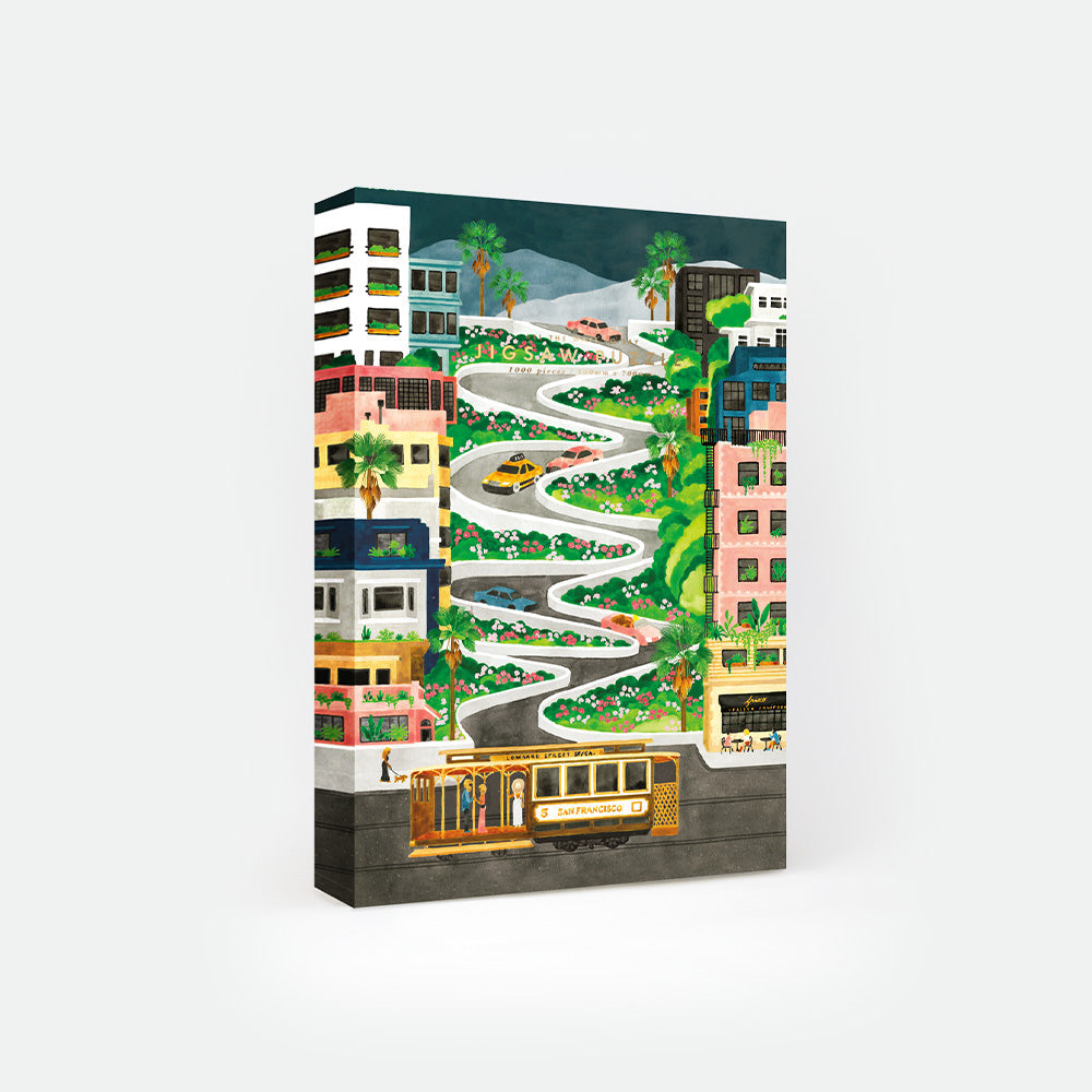Puzzle 1000p : Lombard Street