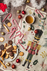 Torchon de Noël en lin