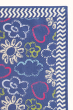 Charger l'image dans la galerie, Small foulard Manika - Ardoise indigo
