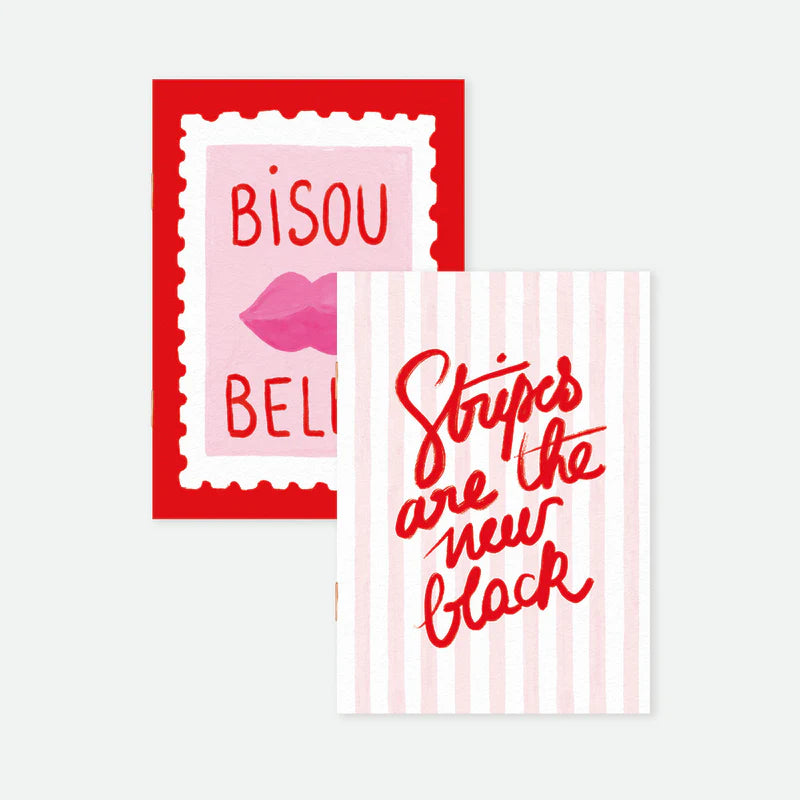 Duo Pocket notebook - Bisou Bella