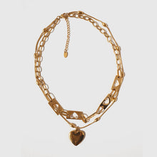Charger l'image dans la galerie, Collier double coeur
