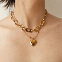 Charger l'image dans la galerie, Collier double coeur
