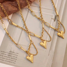 Charger l'image dans la galerie, Bracelet chaîne coeur
