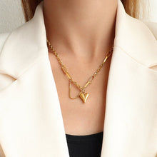 Charger l'image dans la galerie, Collier chaîne coeur
