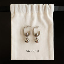 Charger l'image dans la galerie, Boucles d'oreilles pendule argent
