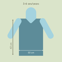 Charger l&#39;image dans la galerie, Poncho long Zebra - Enfant
