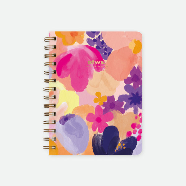 Carnet à spirales Flower garden
