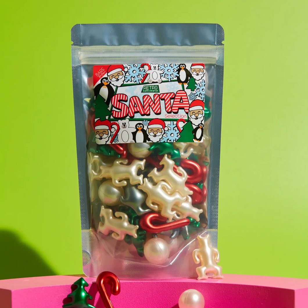 Lot de 30 perles de bain - Santa
