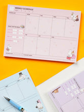 Charger l&#39;image dans la galerie, Bloc-notes agenda hebdomadaire Moomin
