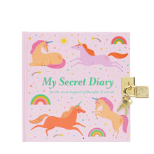 Charger l'image dans la galerie, Journal secret avec cadenas - Licorne
