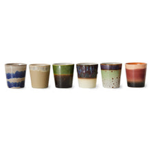 Charger l&#39;image dans la galerie, 70s ceramics : coffee mugs, grounding (set of 6)
