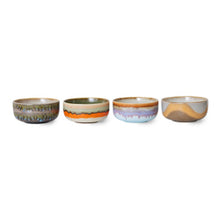 Charger l&#39;image dans la galerie, 70s ceramics : dessert bowls, reef (set of 4)
