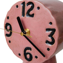 Charger l&#39;image dans la galerie, Retro ceramic clock pink
