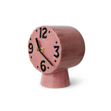 Charger l&#39;image dans la galerie, Retro ceramic clock pink
