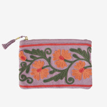 Charger l&#39;image dans la galerie, Pochette brodée lilas
