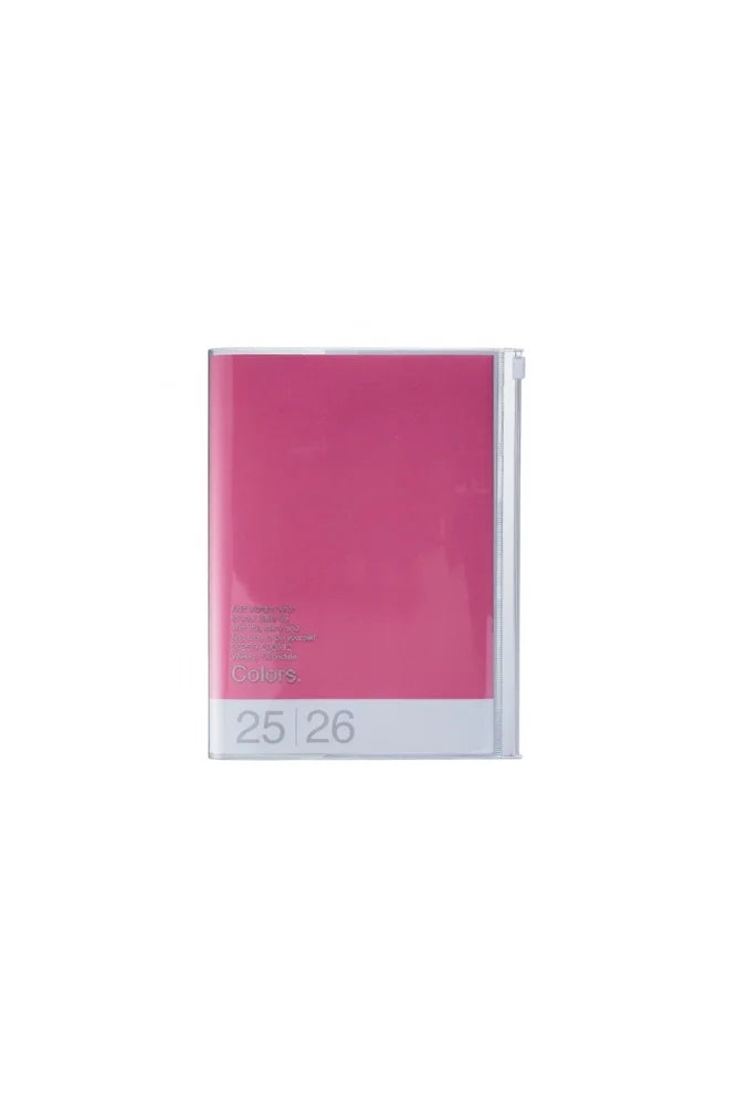 Agenda 2025-2026 A6 'Colors' pink