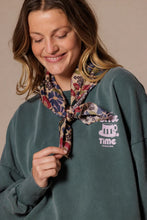 Charger l'image dans la galerie, Foulard Freya en soie et coton - September macadamia
