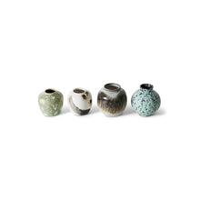 Charger l&#39;image dans la galerie, 70s ceramics : small vases, canyon (set of 4)
