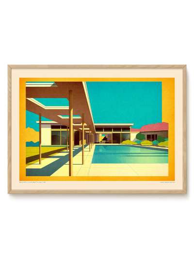 Affiche Sander Patelski - E. Stewart Williams “Twin Palms”