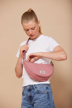 Charger l'image dans la galerie, sac, banane, demi, lune, andrea, hindbag, green, terra, tournai
