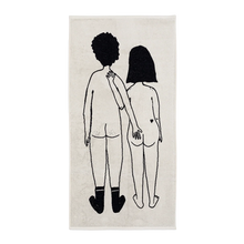Charger l'image dans la galerie, bath towel naked couple back
