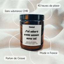 Charger l'image dans la galerie, Bougie parfumée - J'ai adoré cette année avec toi
