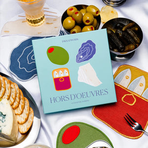 Serviettes à Cocktail : Lot de 4 Hors-d'œuvre