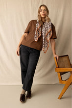 Charger l'image dans la galerie, Big foulard Dupatta - Léopard rust
