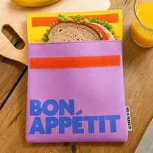 Charger l'image dans la galerie, Sac pour collations Bon appétit - Lilas
