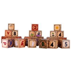 Blocs Alphabet en bois Moomin