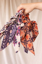 Charger l'image dans la galerie, Chouchou foulard Mano - Cactus navy
