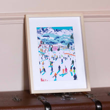 Charger l&#39;image dans la galerie, Petit pinceau - Skiing Among Montains par Katie Smith
