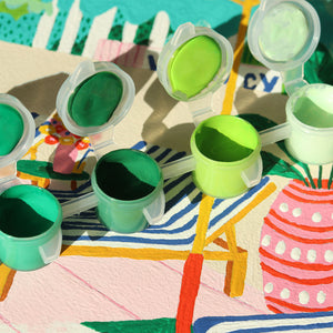 Petit pinceau - The motel pool
