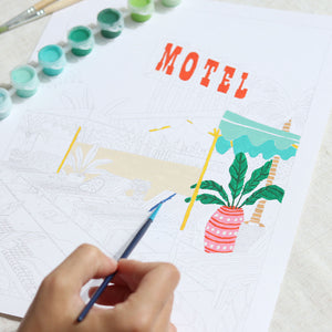 Petit pinceau - The motel pool