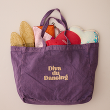 Charger l'image dans la galerie, Sac cabas XL violet - Diva du dancing
