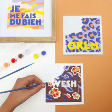 Charger l'image dans la galerie, Kit de peinture au numéro DIY - Messages
