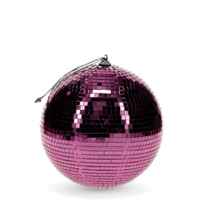Charger l'image dans la galerie, Boule à facettes rose à suspendre - 15cm
