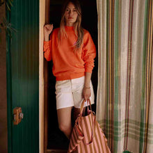 Charger l'image dans la galerie, Sac/cabas Elisa rayures caramel/fraise
