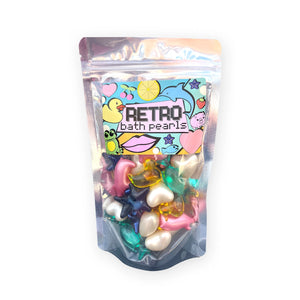 Lot de 30 perles de bain Retro année 90